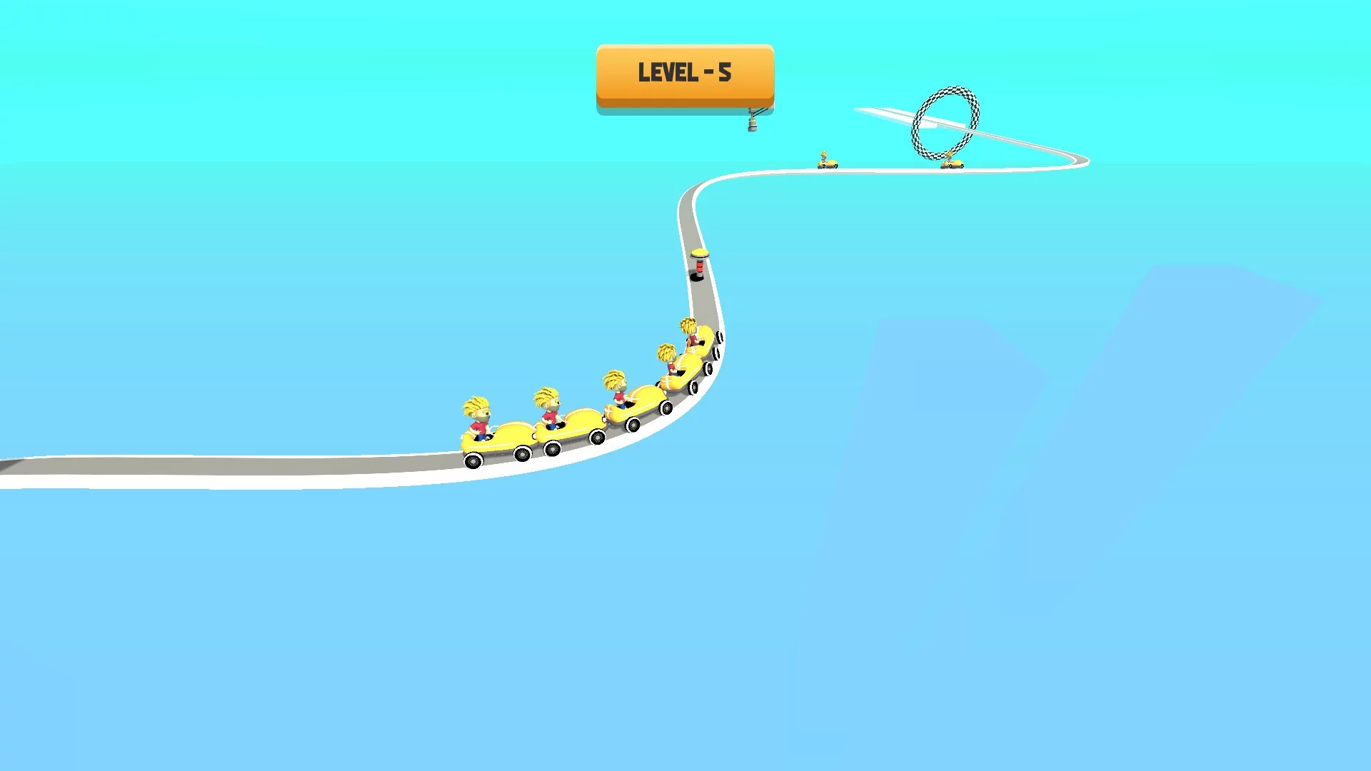 Изображение игры: Sky Roller Coaster