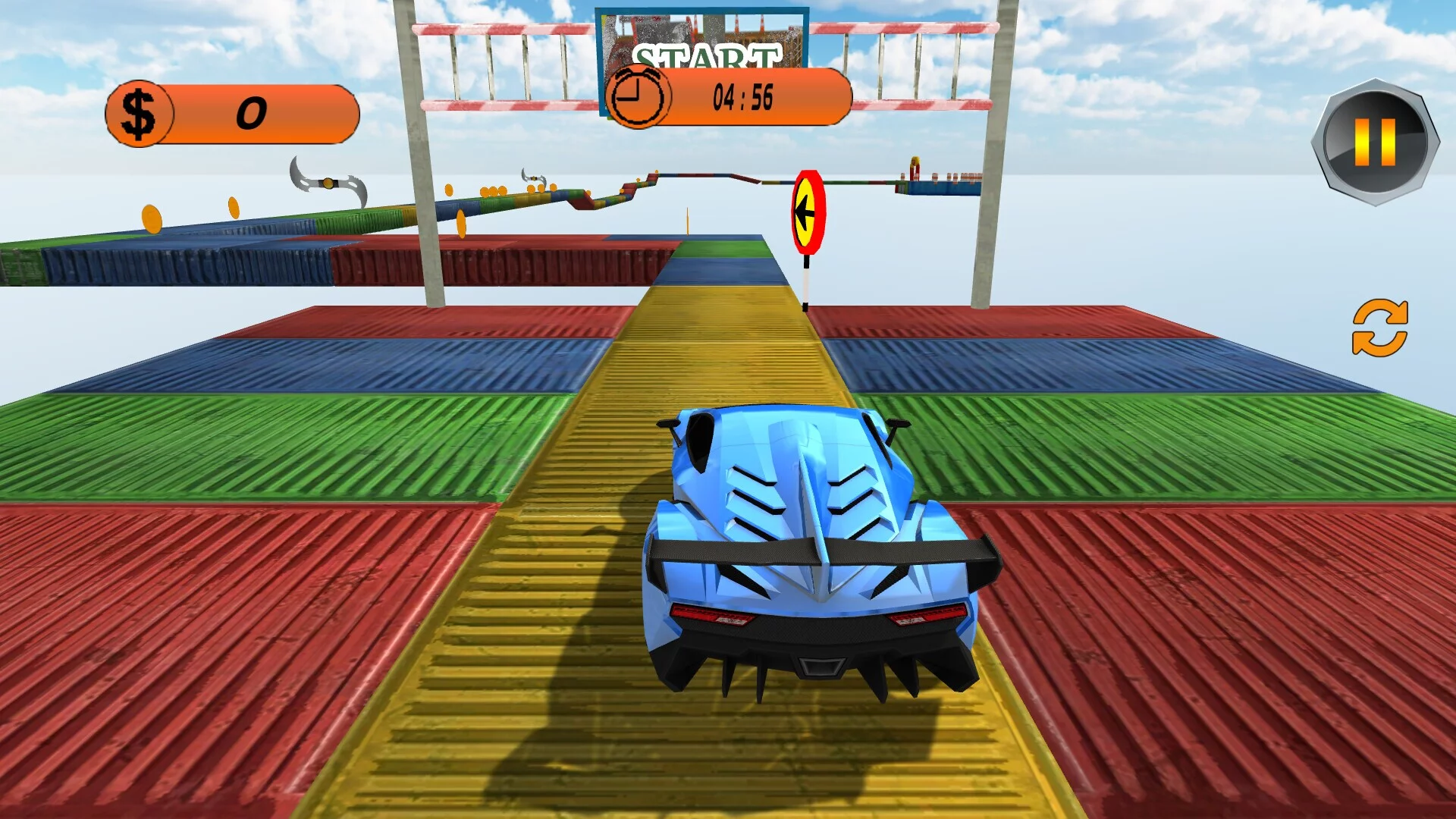 Изображение игры: Stunts above Clouds 2