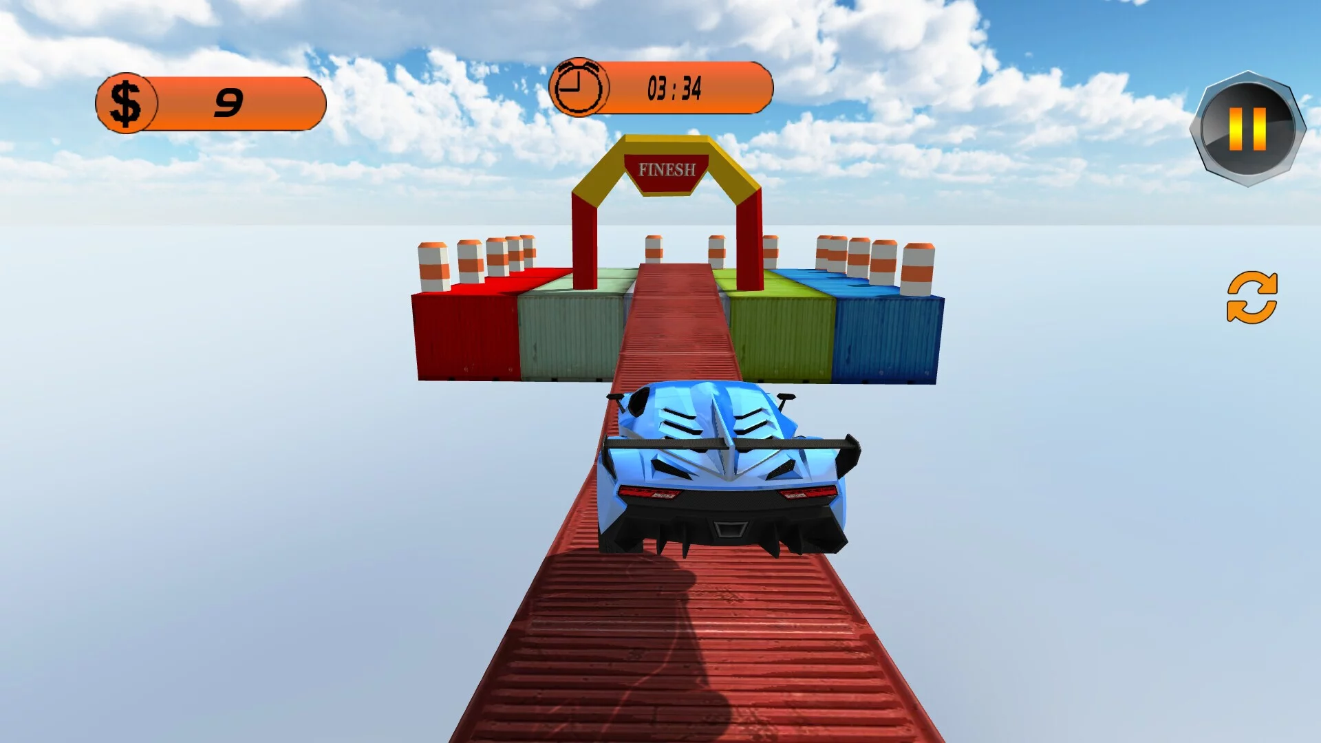 Изображение игры: Stunts above Clouds 2