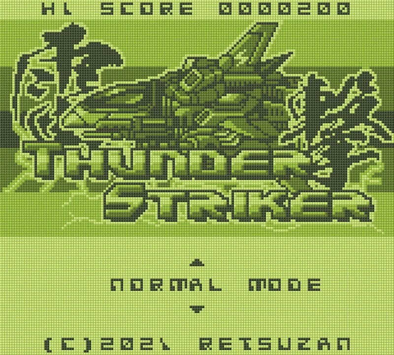 Изображение игры: THUNDER STRIKER