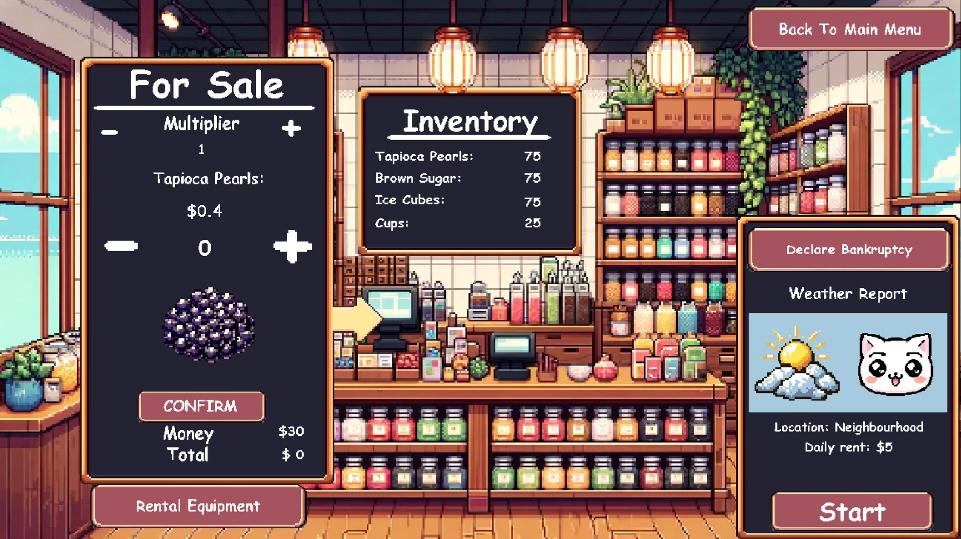 Изображение игры: Boba Bar: Bubble Tea Tycoon