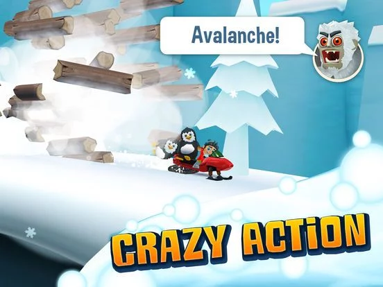 Изображение игры: Ski Safari 2