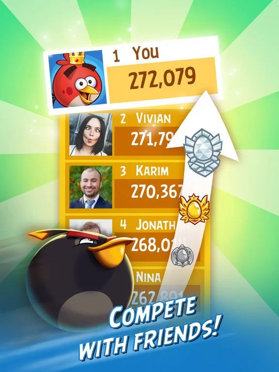 Изображение игры: Angry Birds Friends