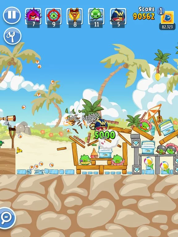 Изображение игры: Angry Birds Friends