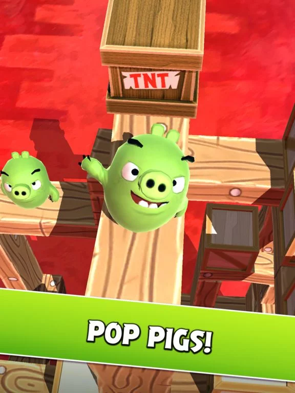 Изображение игры: Angry Birds AR: Isle of Pigs