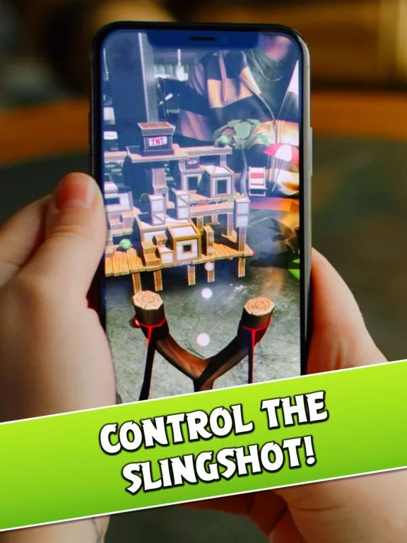 Изображение игры: Angry Birds AR: Isle of Pigs