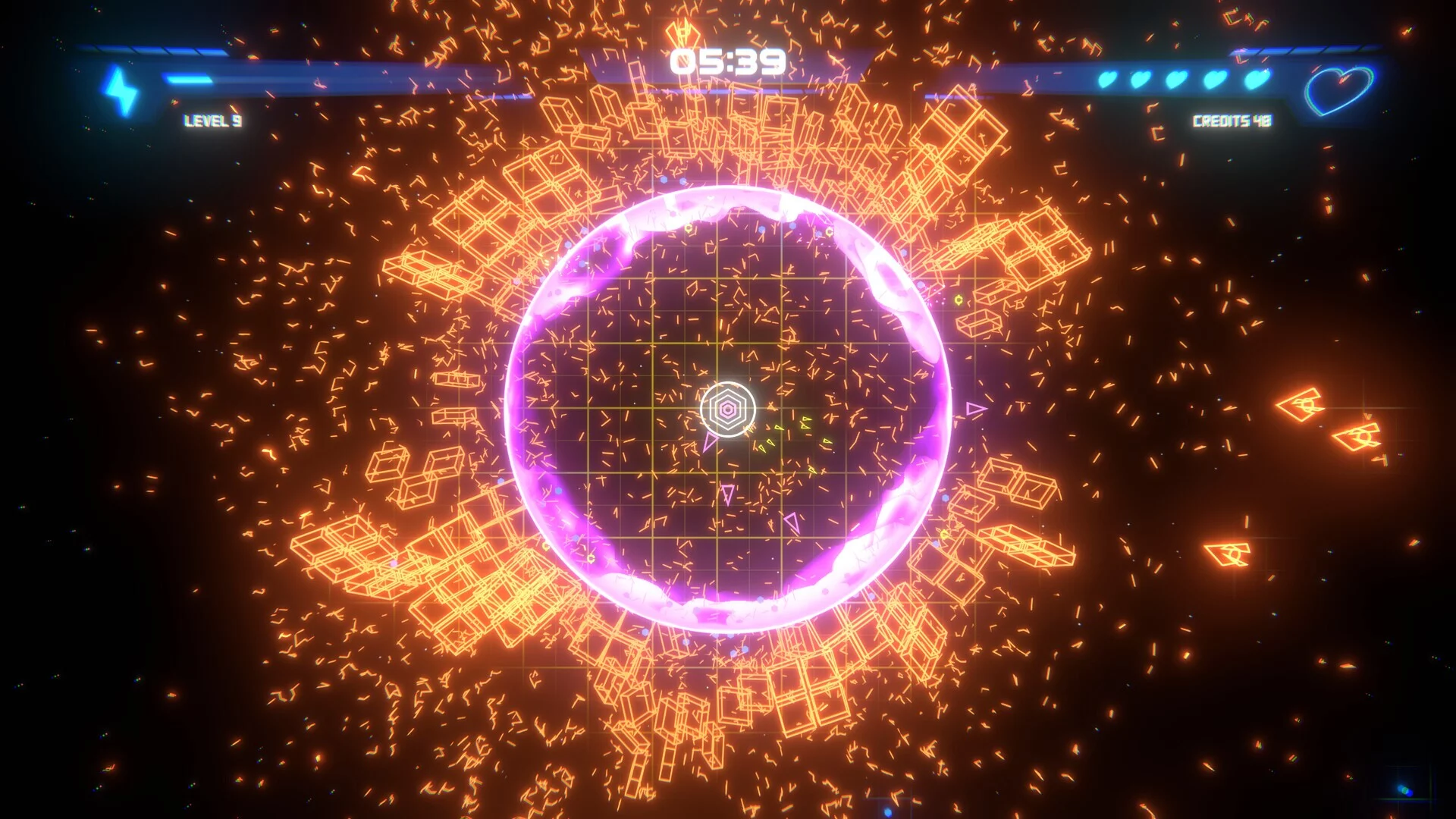 Изображение игры: Geometry Survivor