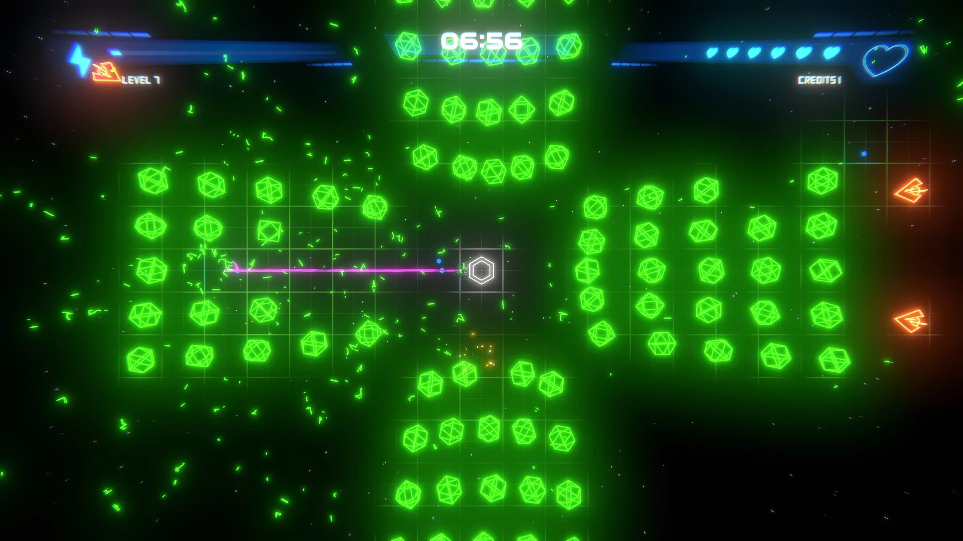 Изображение игры: Geometry Survivor