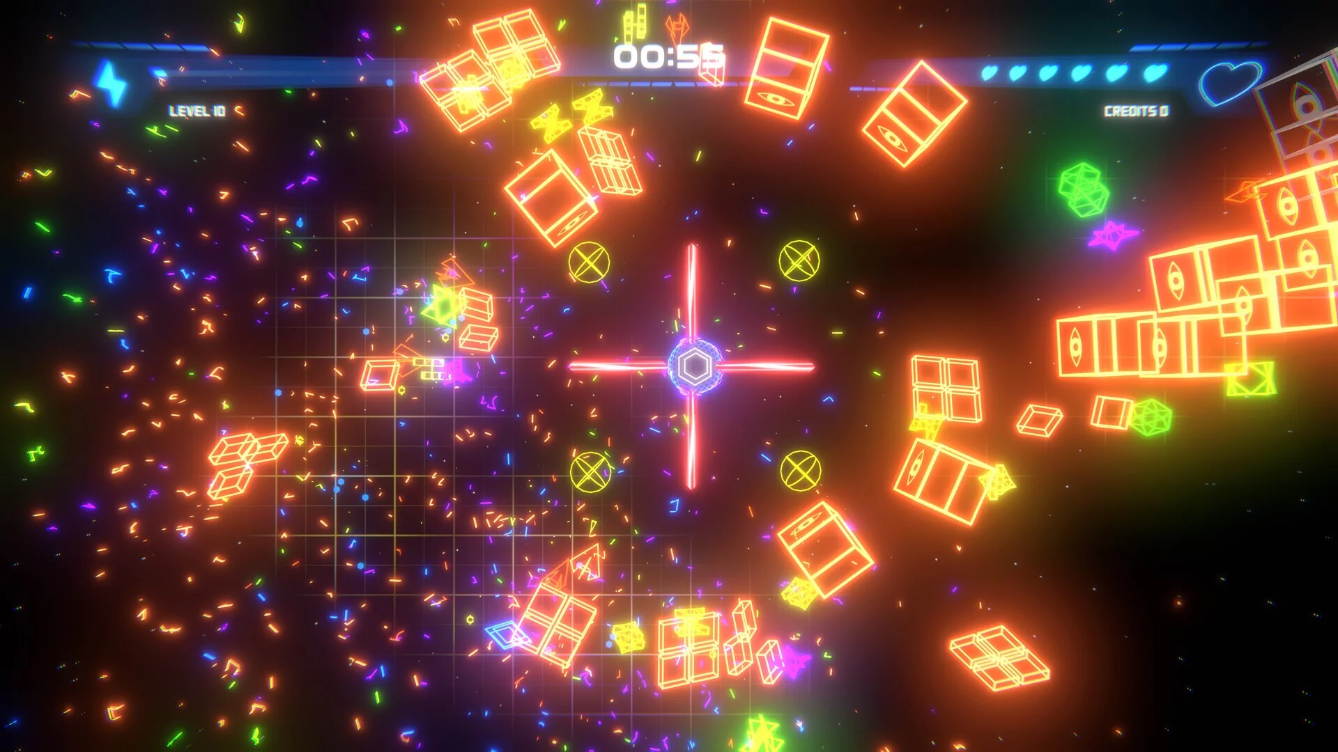 Изображение игры: Geometry Survivor
