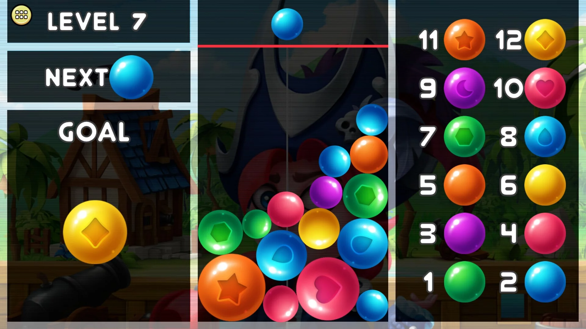 Изображение игры: Pirate Pop Quest