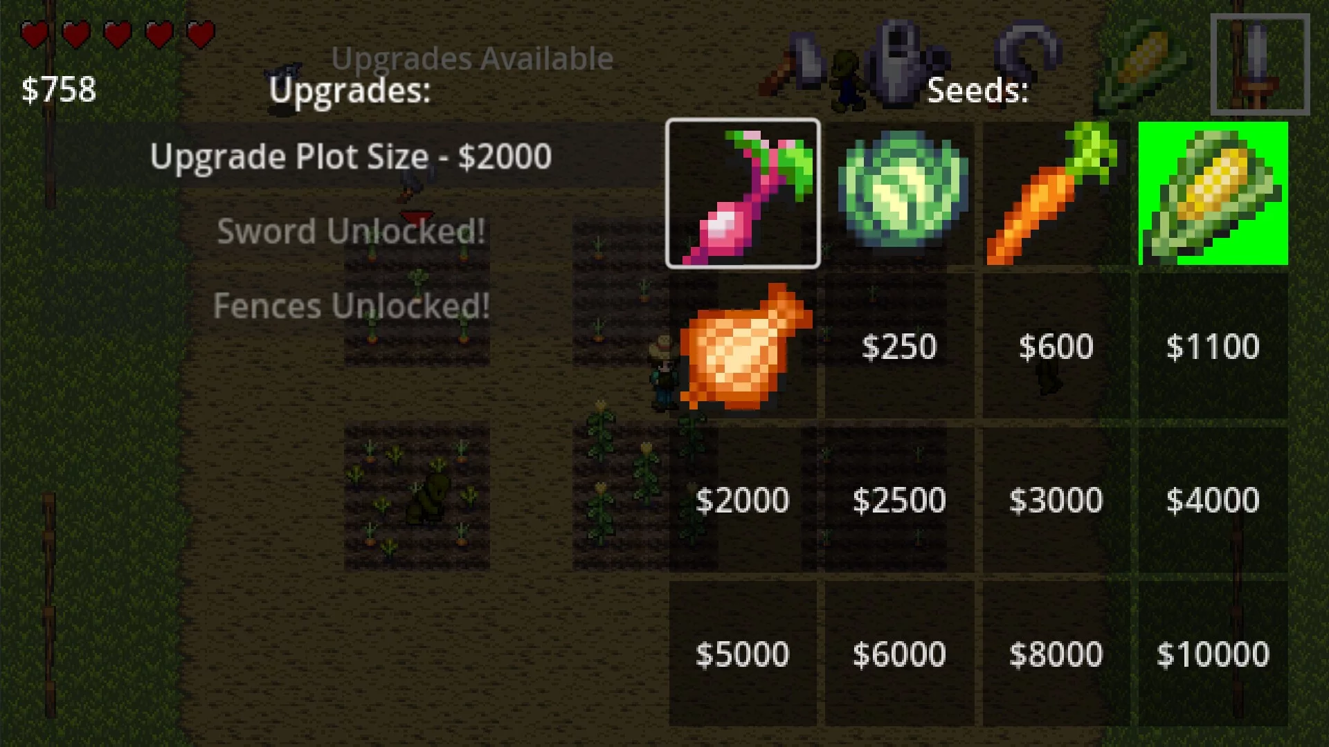Изображение игры: Undying Harvest
