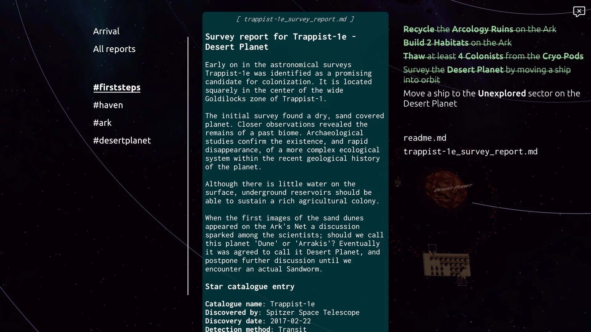 Изображение игры: Trappist