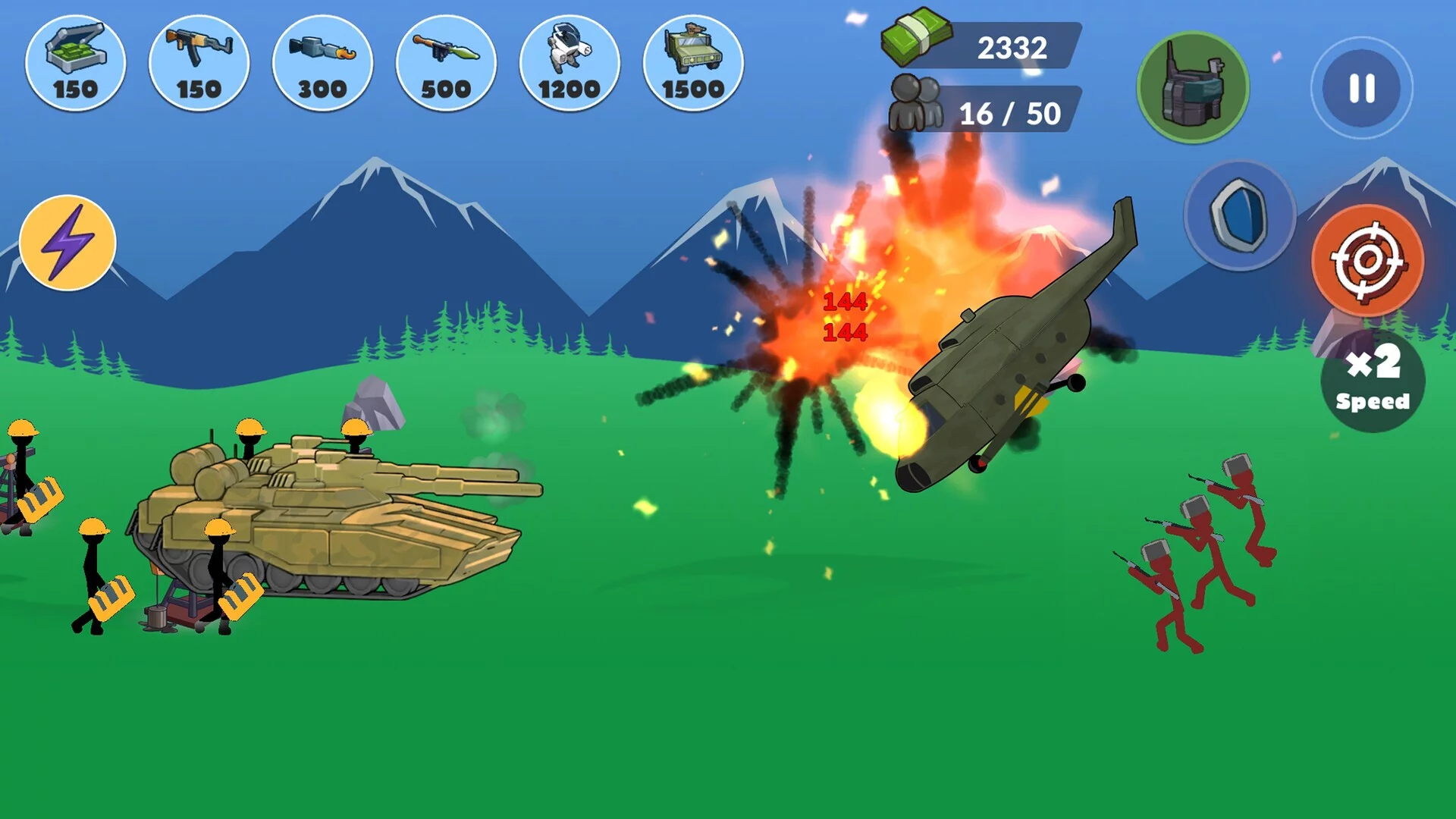 Изображение игры: Stickman World Battle