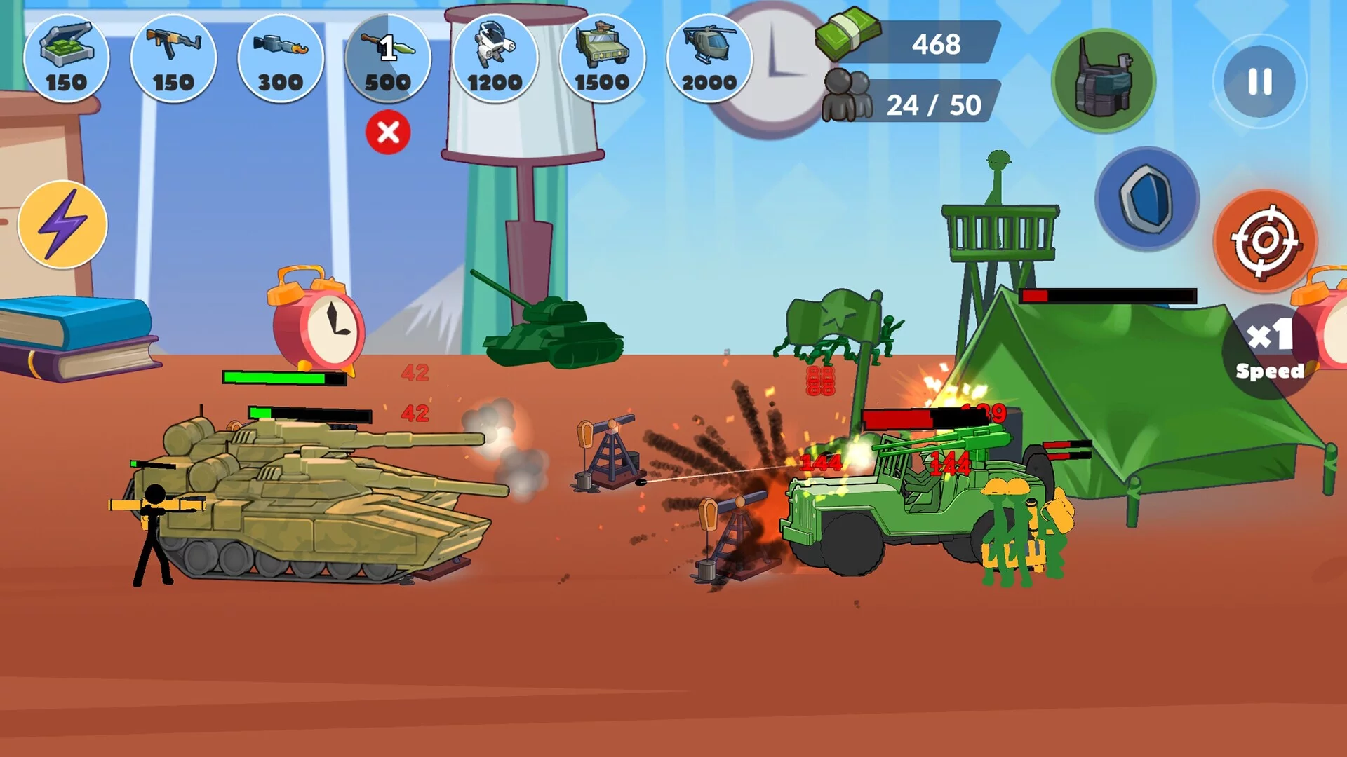 Изображение игры: Stickman World Battle
