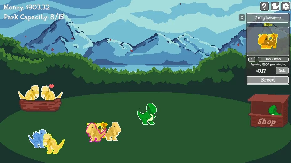 Изображение игры: Dino Park