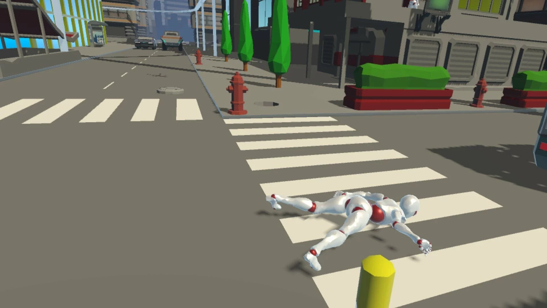 Изображение игры: Shoot the Robots VR