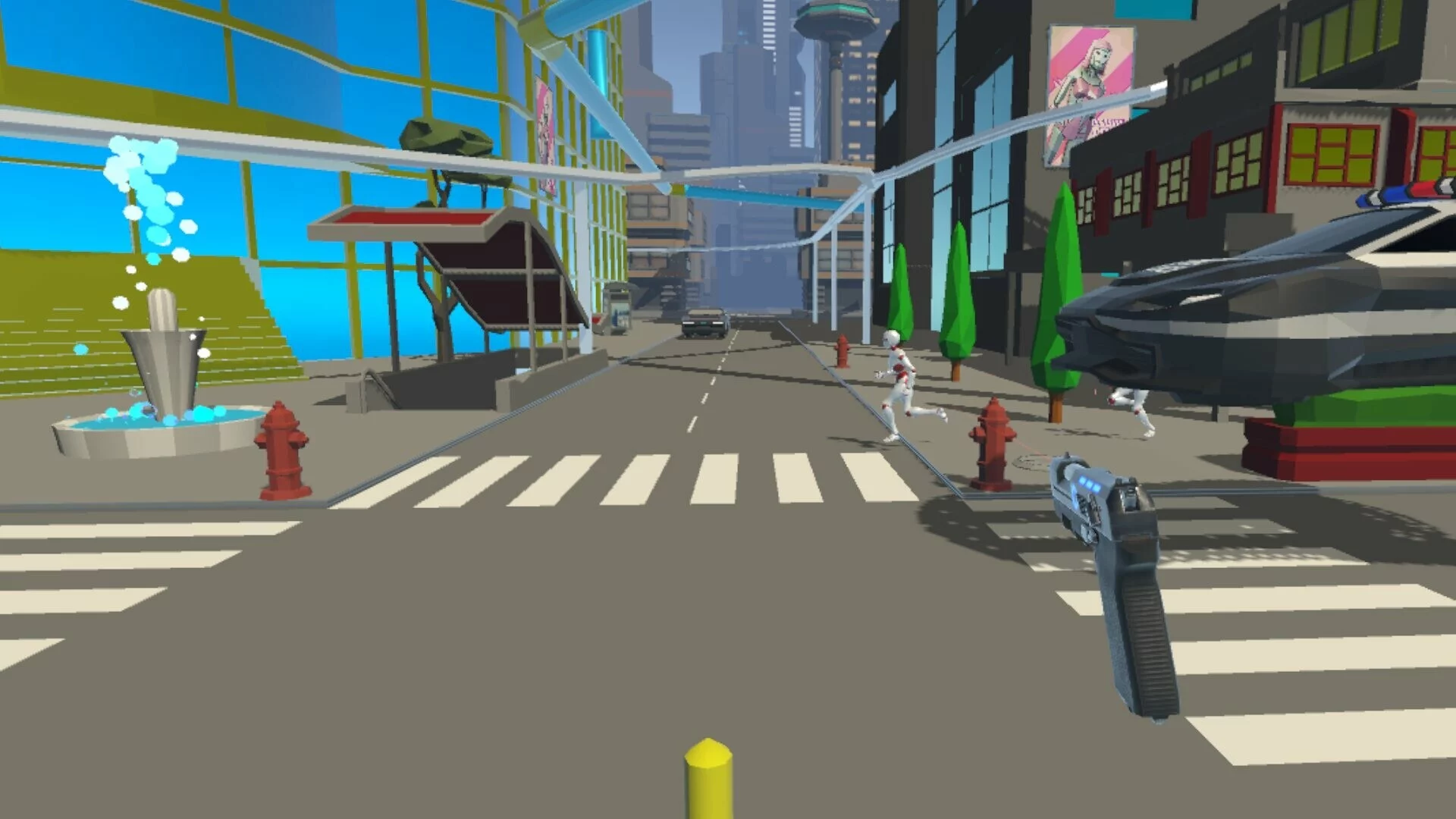Изображение игры: Shoot the Robots VR