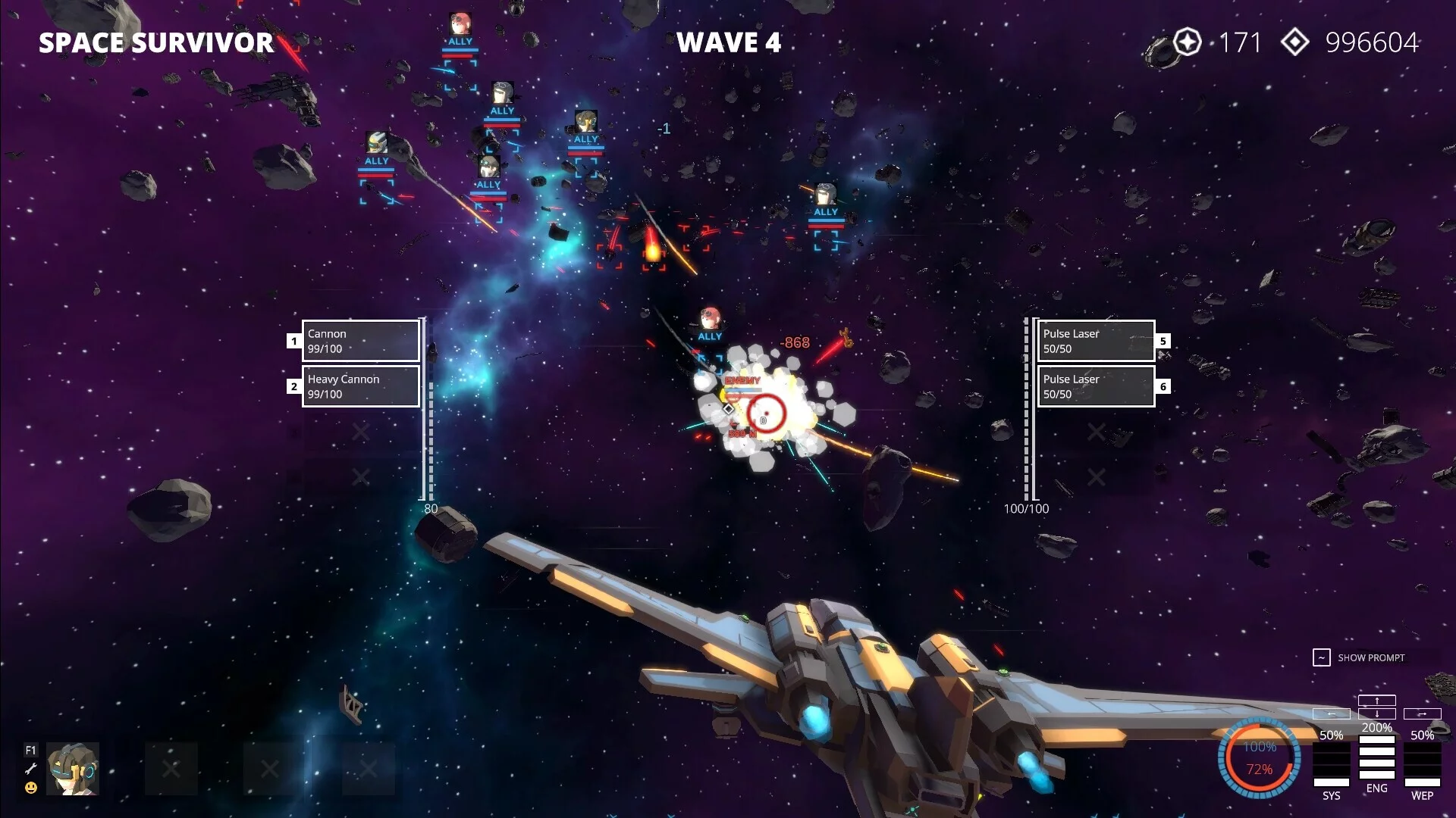 Изображение игры: Space Survivor