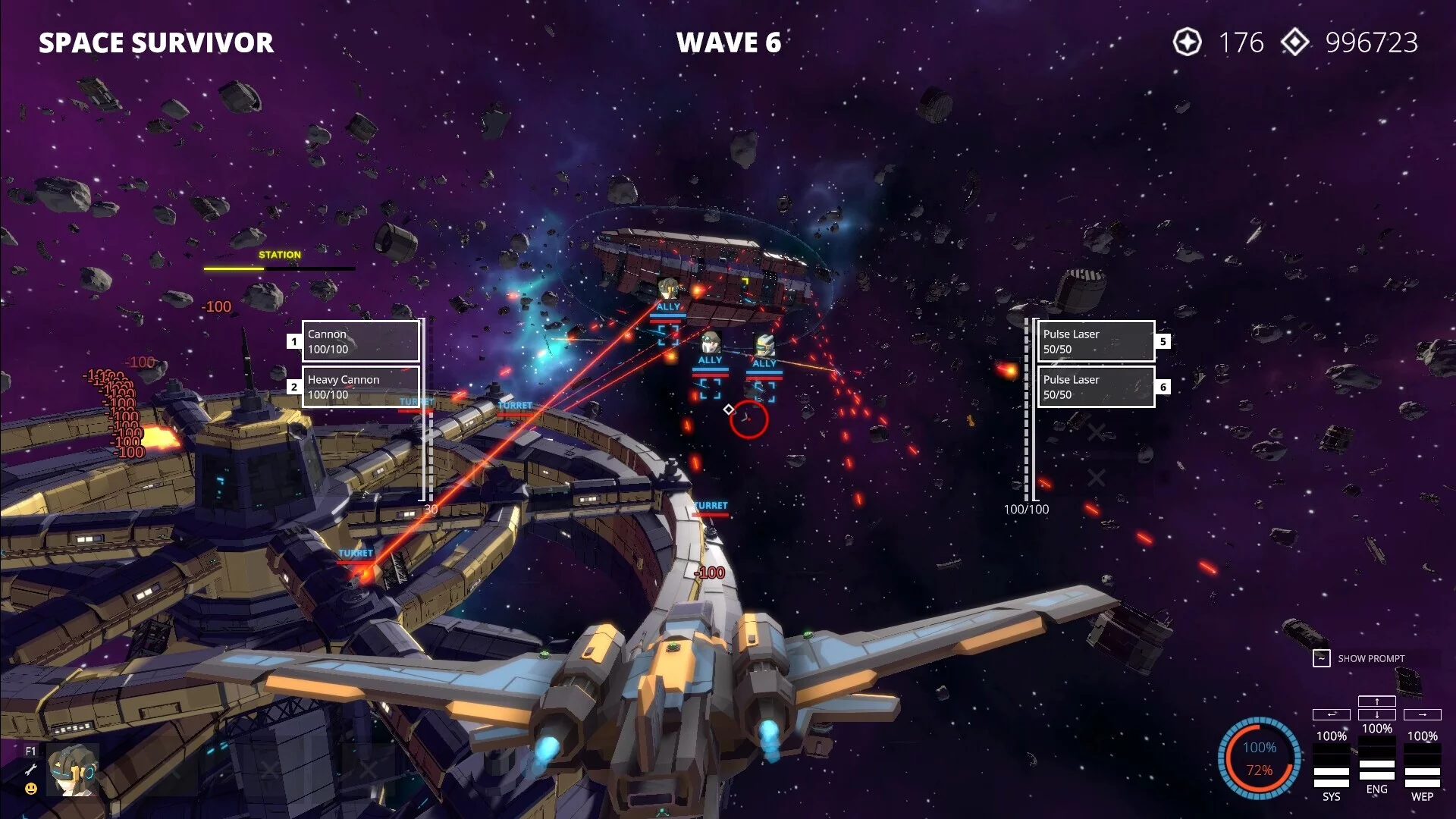 Изображение игры: Space Survivor