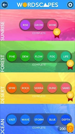 Изображение игры: Wordscapes