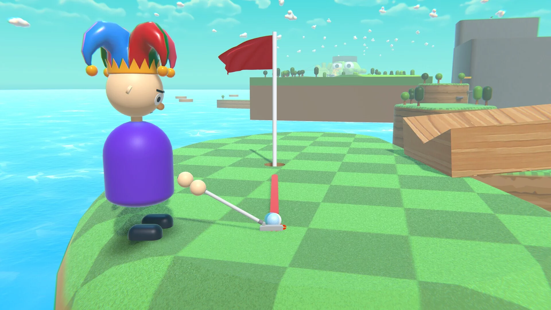 Изображение игры: Multiplayer Platform Golf