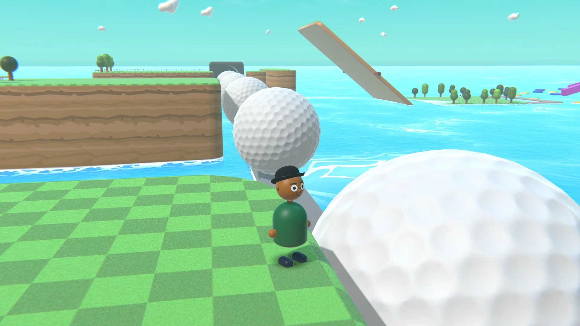 Изображение игры: Multiplayer Platform Golf