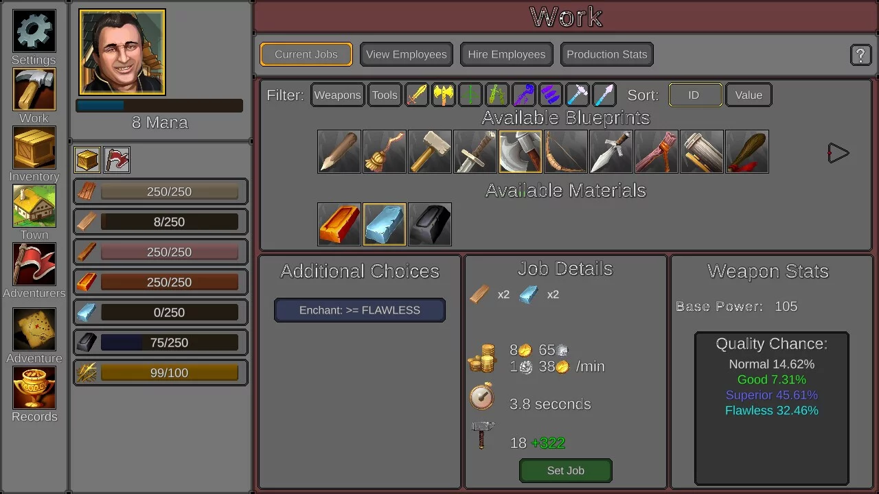 Изображение игры: Idle Weaponshop