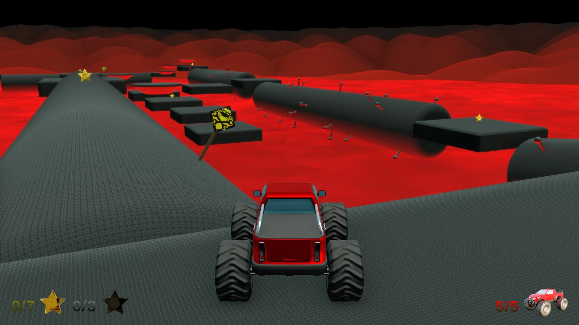 Изображение игры: Danger Ramps