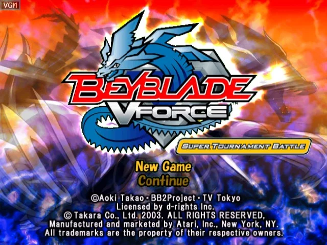 Изображение игры: BeyBlade VForce: Super Tournament Battle