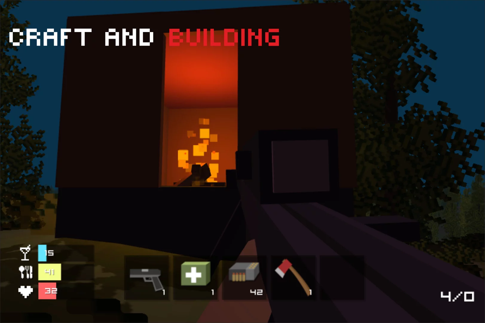 Изображение игры: Pixel Survival - Craft Game