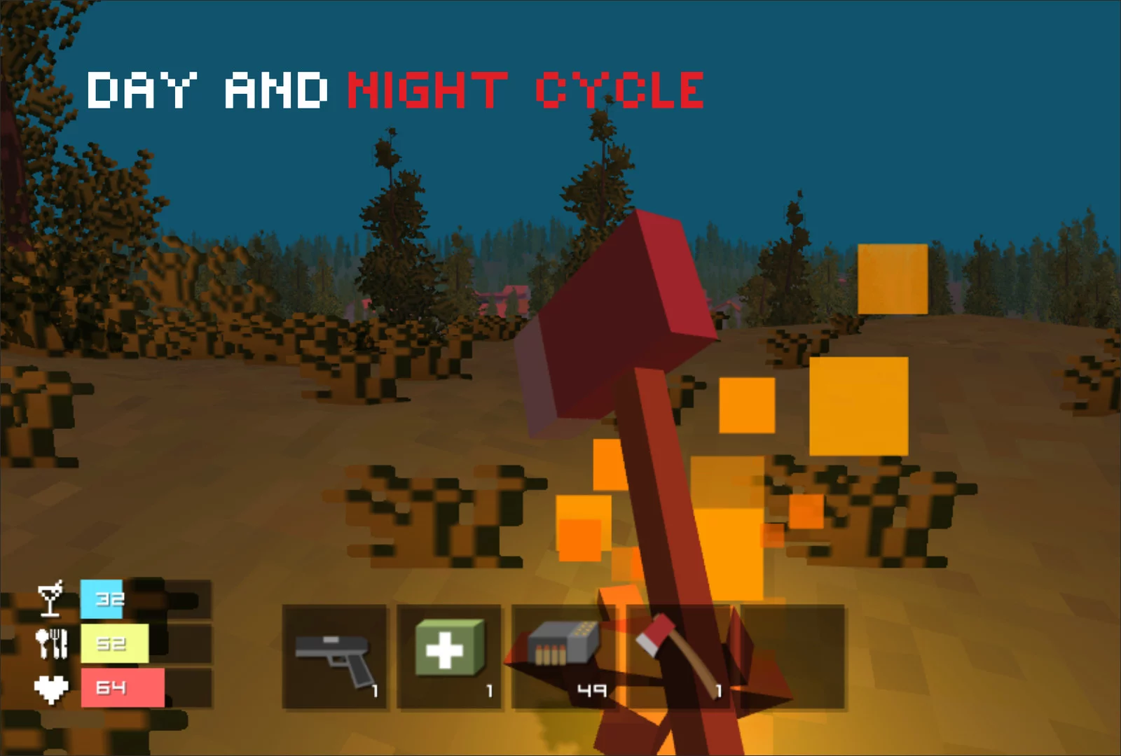 Изображение игры: Pixel Survival - Craft Game