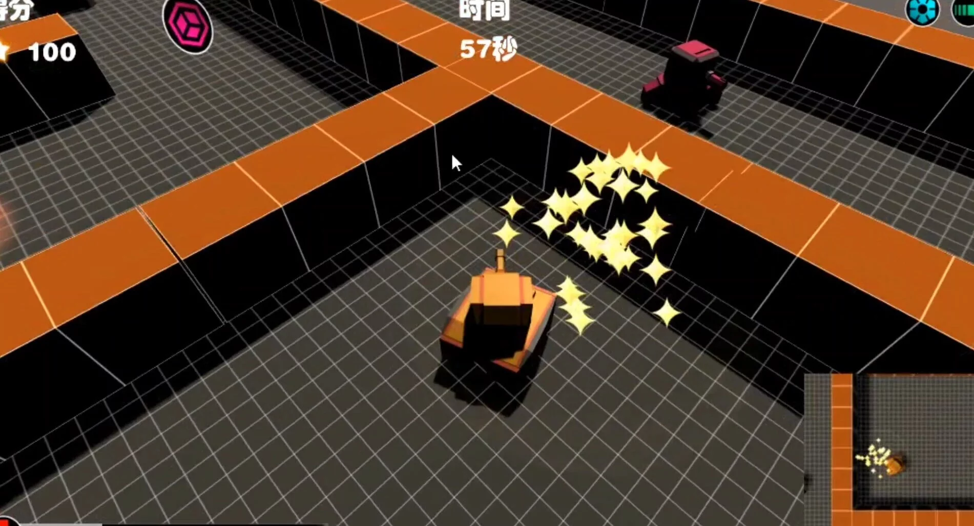 Изображение игры: Tank maze