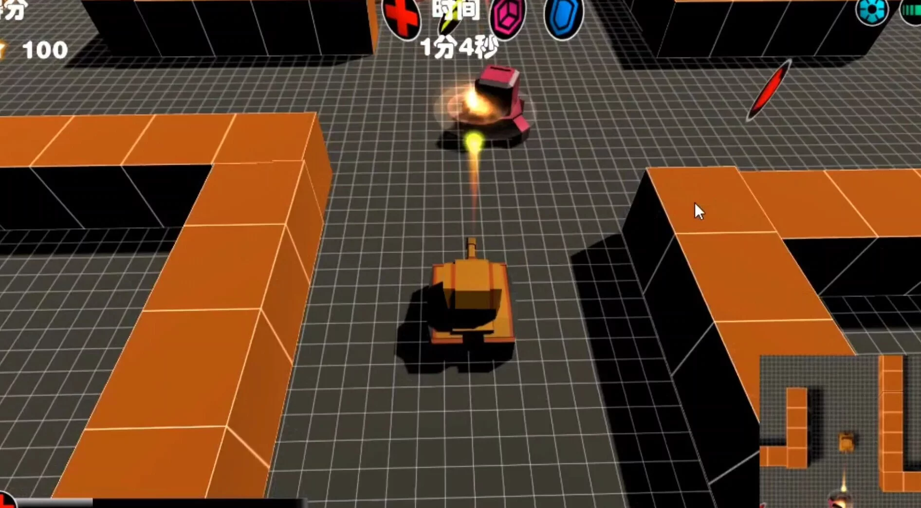 Изображение игры: Tank maze