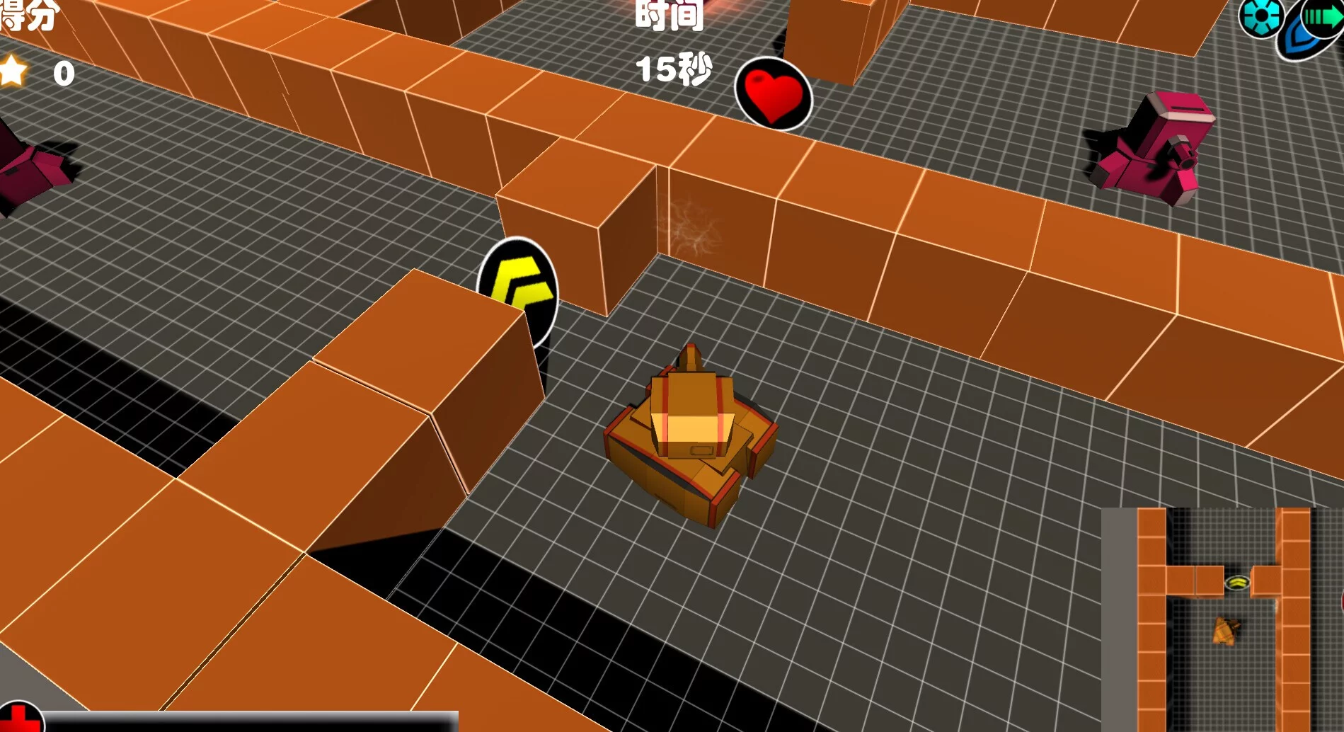 Изображение игры: Tank maze