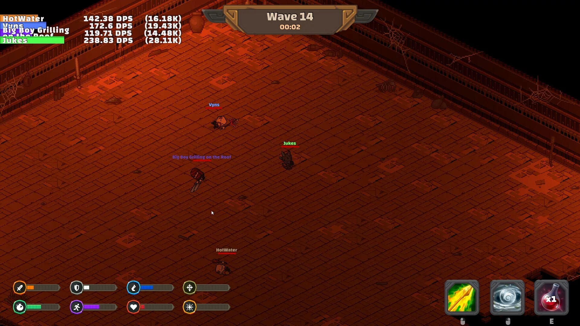 Изображение игры: Dungeon Survivors