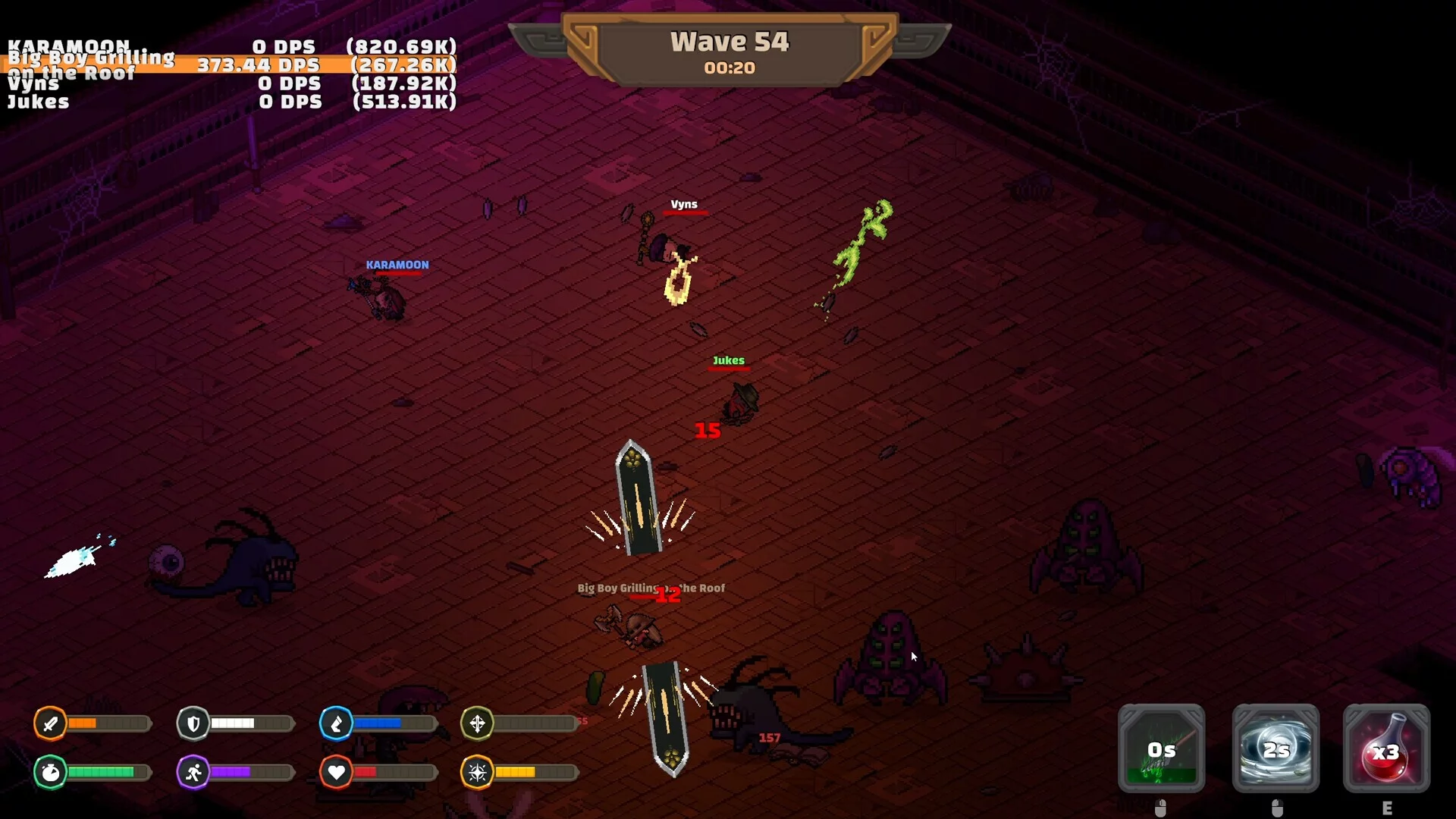 Изображение игры: Dungeon Survivors
