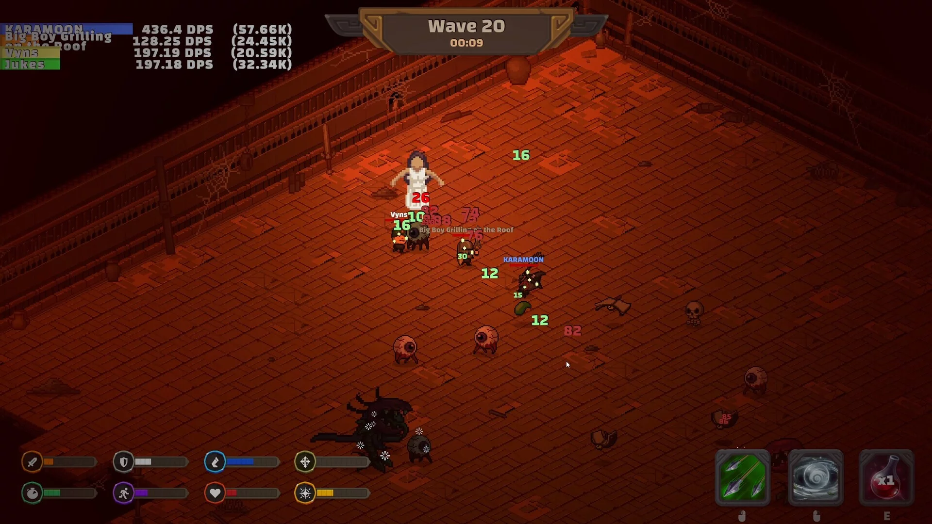 Изображение игры: Dungeon Survivors