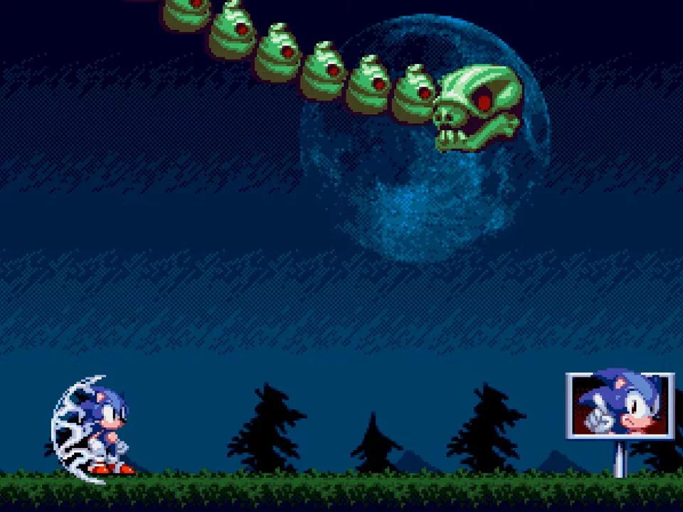 Изображение игры: Sonic: Hellfire Saga