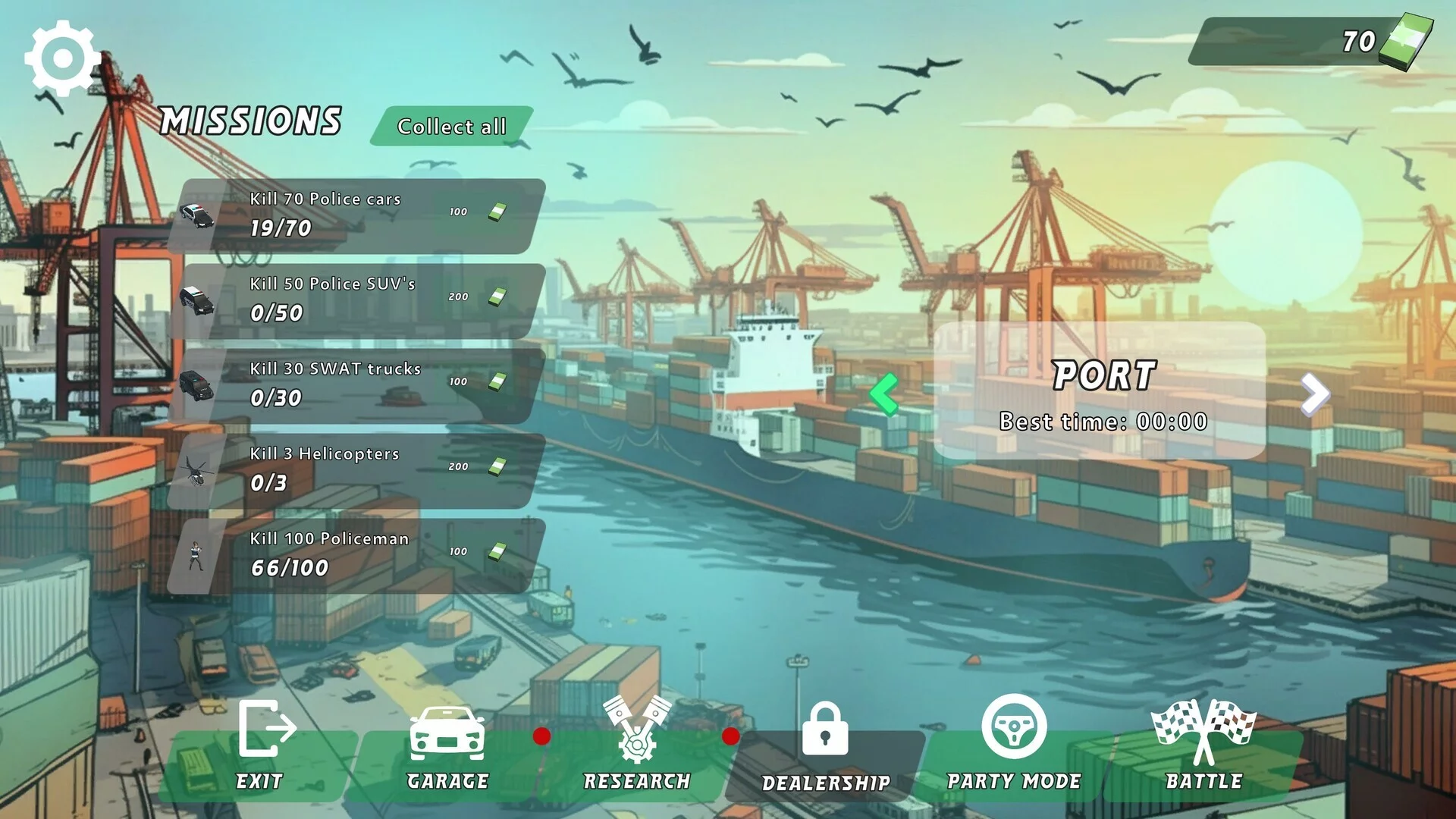 Изображение игры: BattleDrive.io