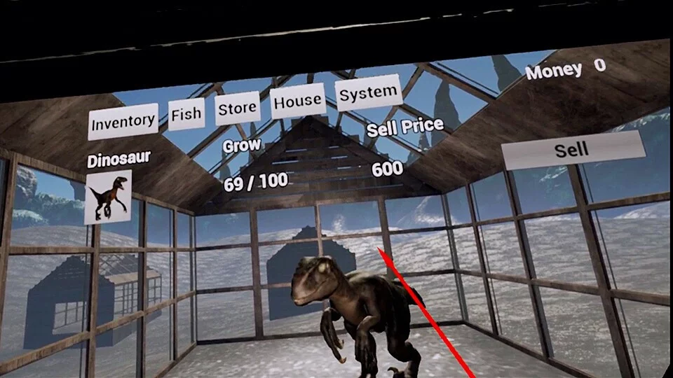 Изображение игры: VR Dinosaur Village