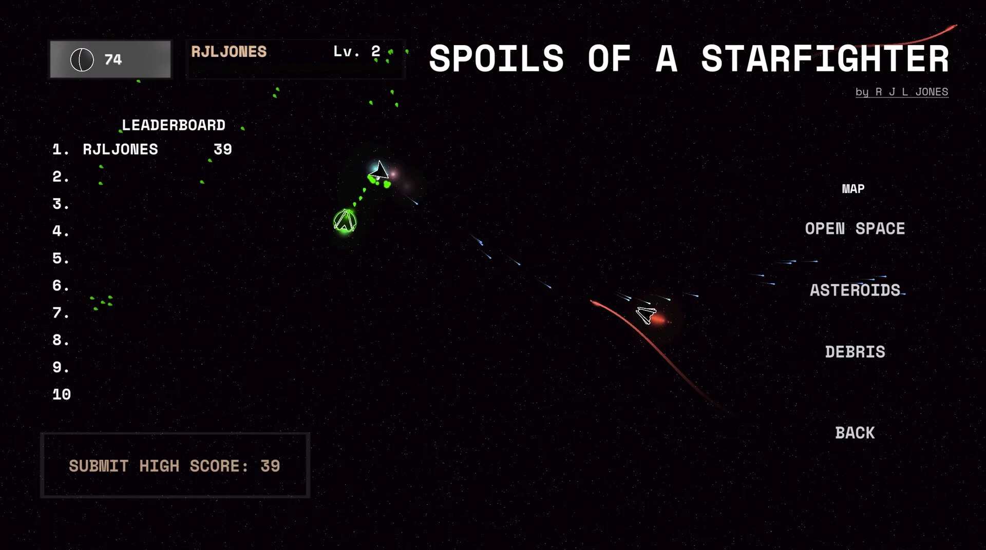 Изображение игры: Spoils of a Starfighter
