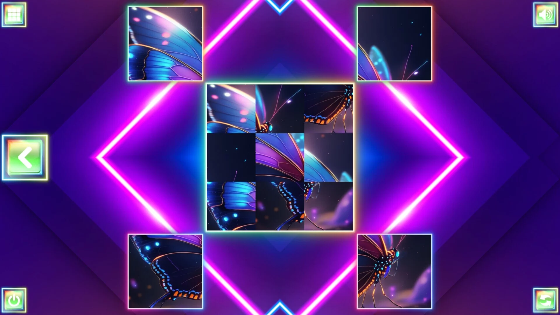 Изображение игры: Neon Fantasy: Butterflies