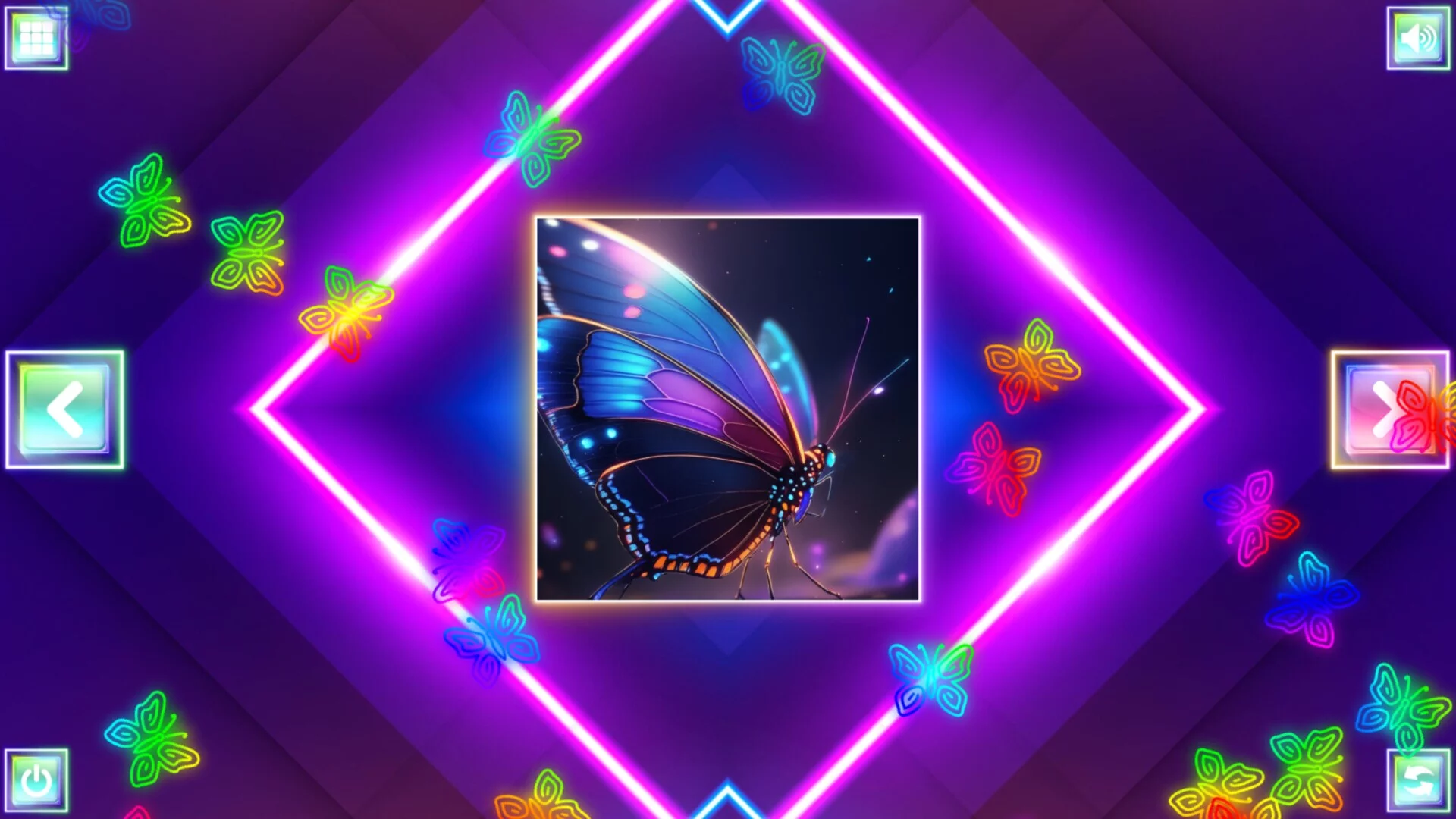 Изображение игры: Neon Fantasy: Butterflies