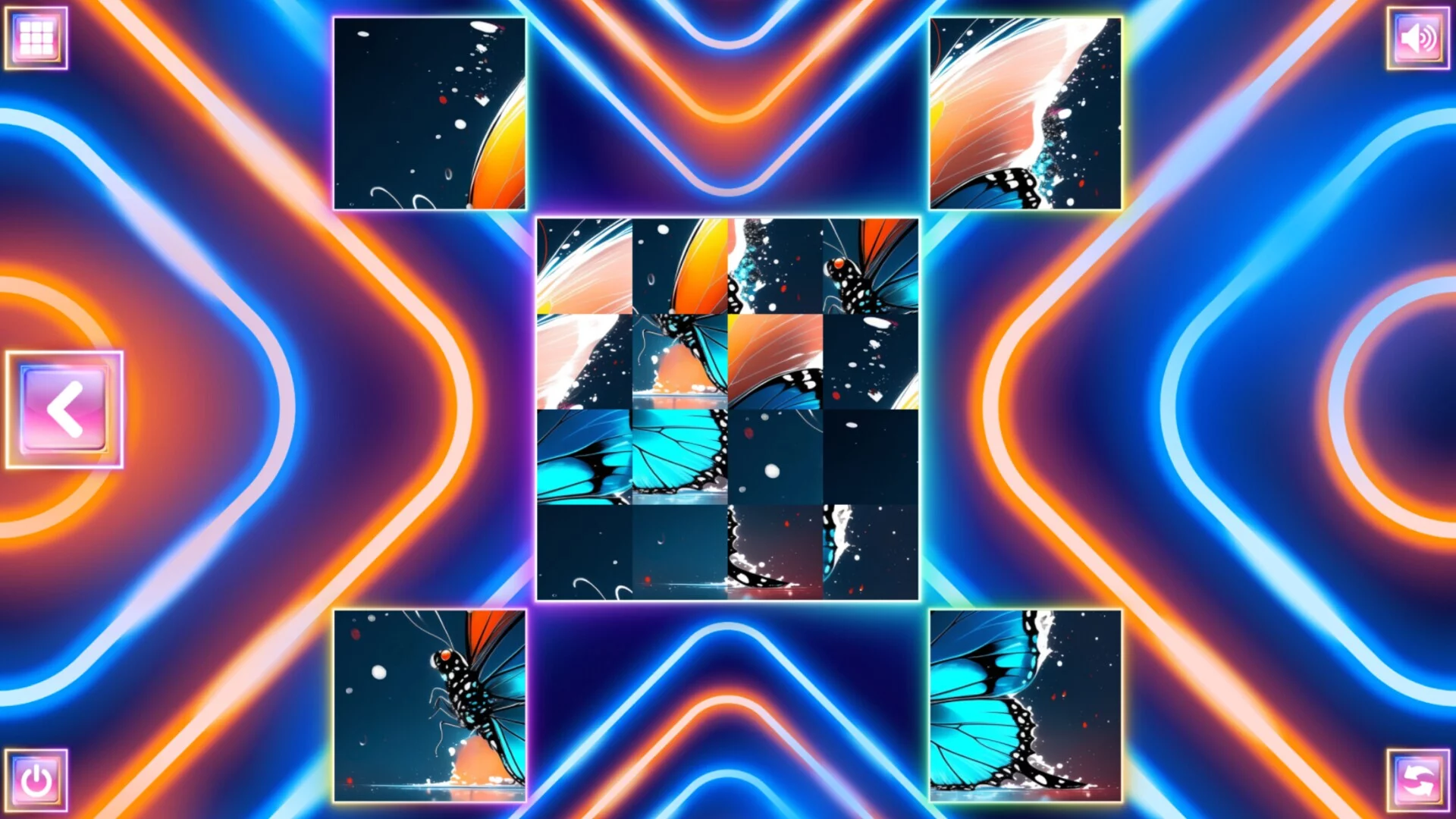 Изображение игры: Neon Fantasy: Butterflies