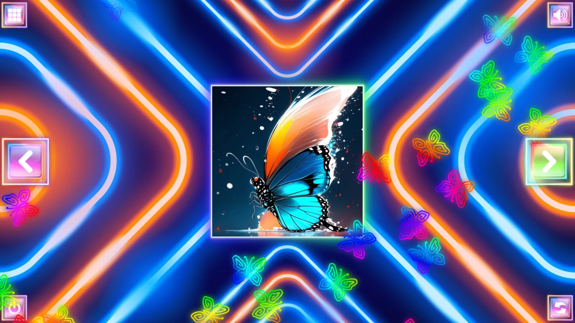 Изображение игры: Neon Fantasy: Butterflies