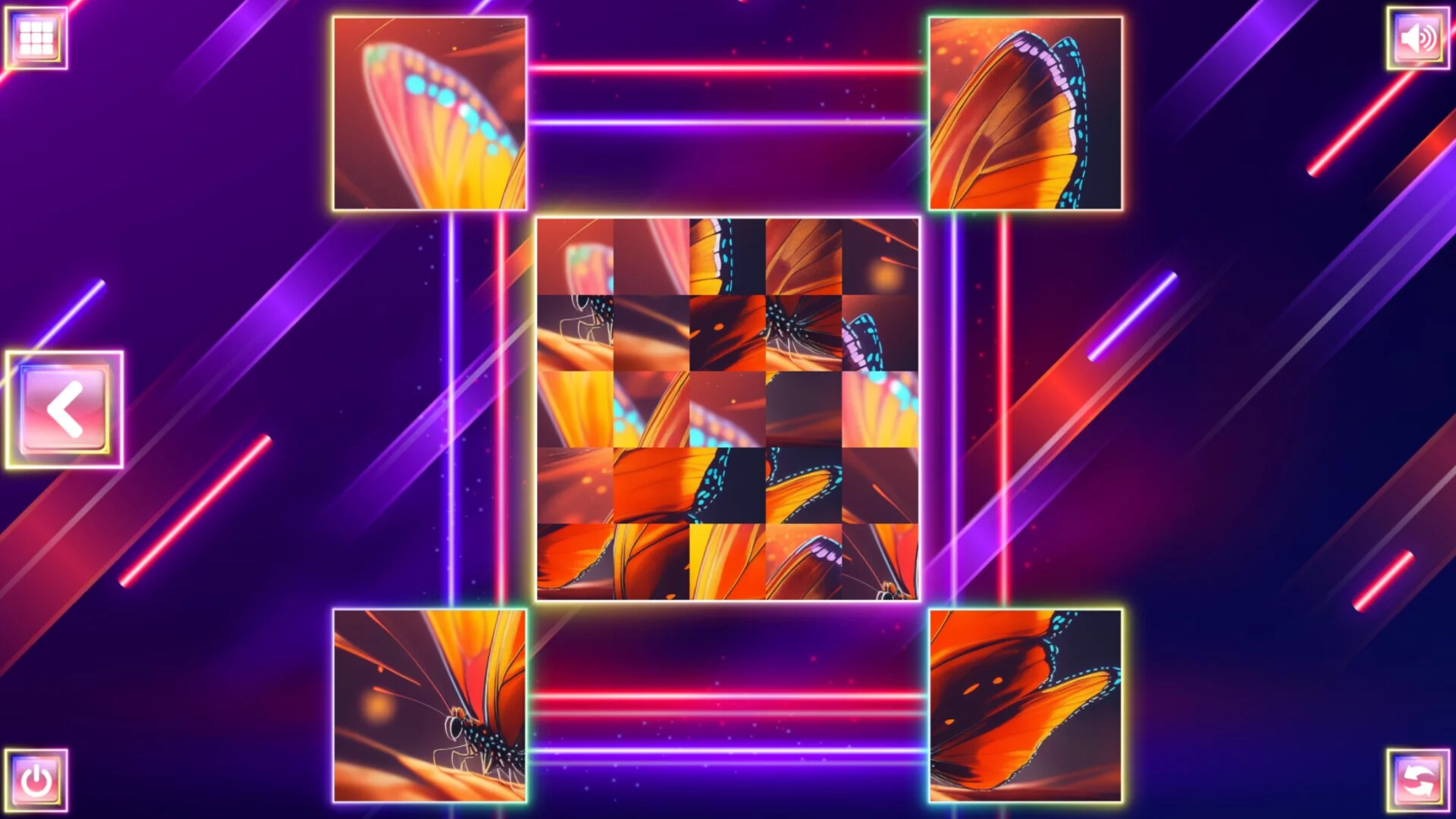 Изображение игры: Neon Fantasy: Butterflies