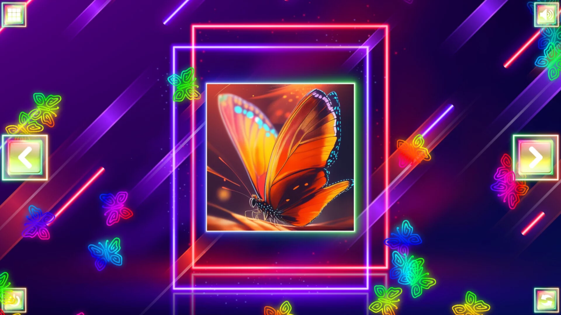 Изображение игры: Neon Fantasy: Butterflies