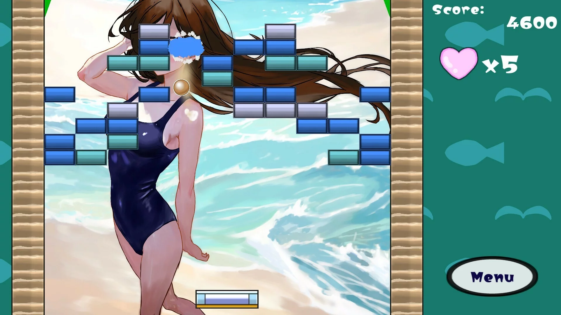 Изображение игры: Beach Girl Block Crush!!