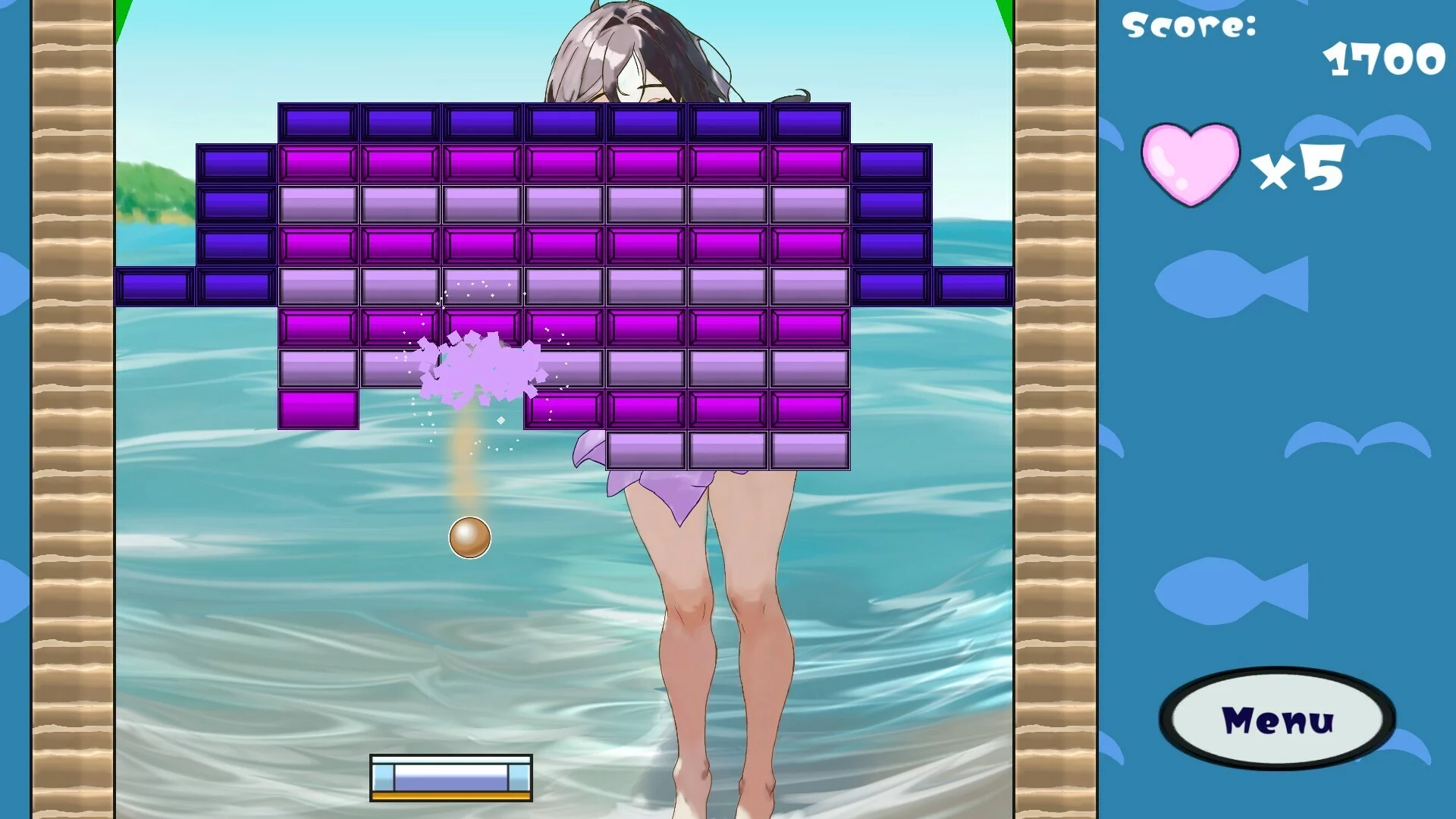 Изображение игры: Beach Girl Block Crush!!