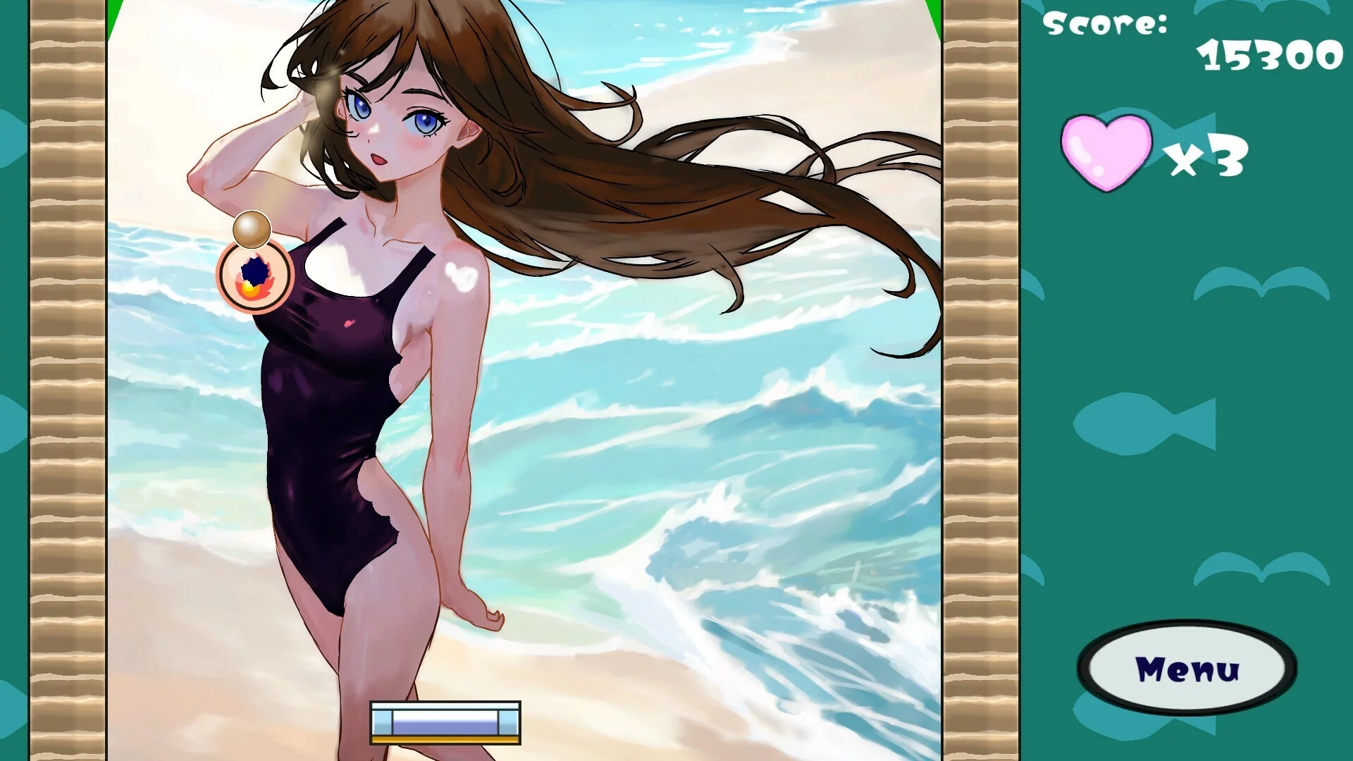 Изображение игры: Beach Girl Block Crush!!